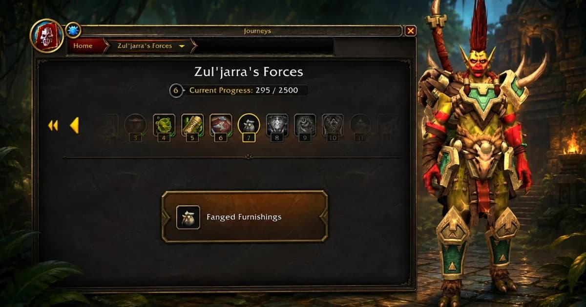 Zul'jarra's Forces Renown Guide — Every Reward and the Fastest Way to Farm It