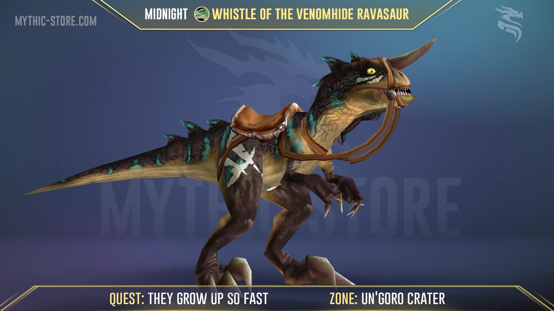 WoW Forever Venomhide Ravasaur Mount Boost screenshot 1