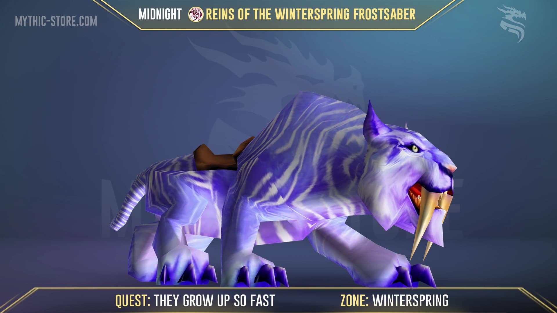 WoW Forever Winterspring Frostsaber Mount Boost screenshot 1